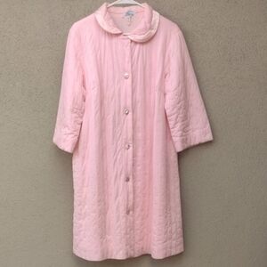 Distressed Gaymode Pink Quilted Robe L